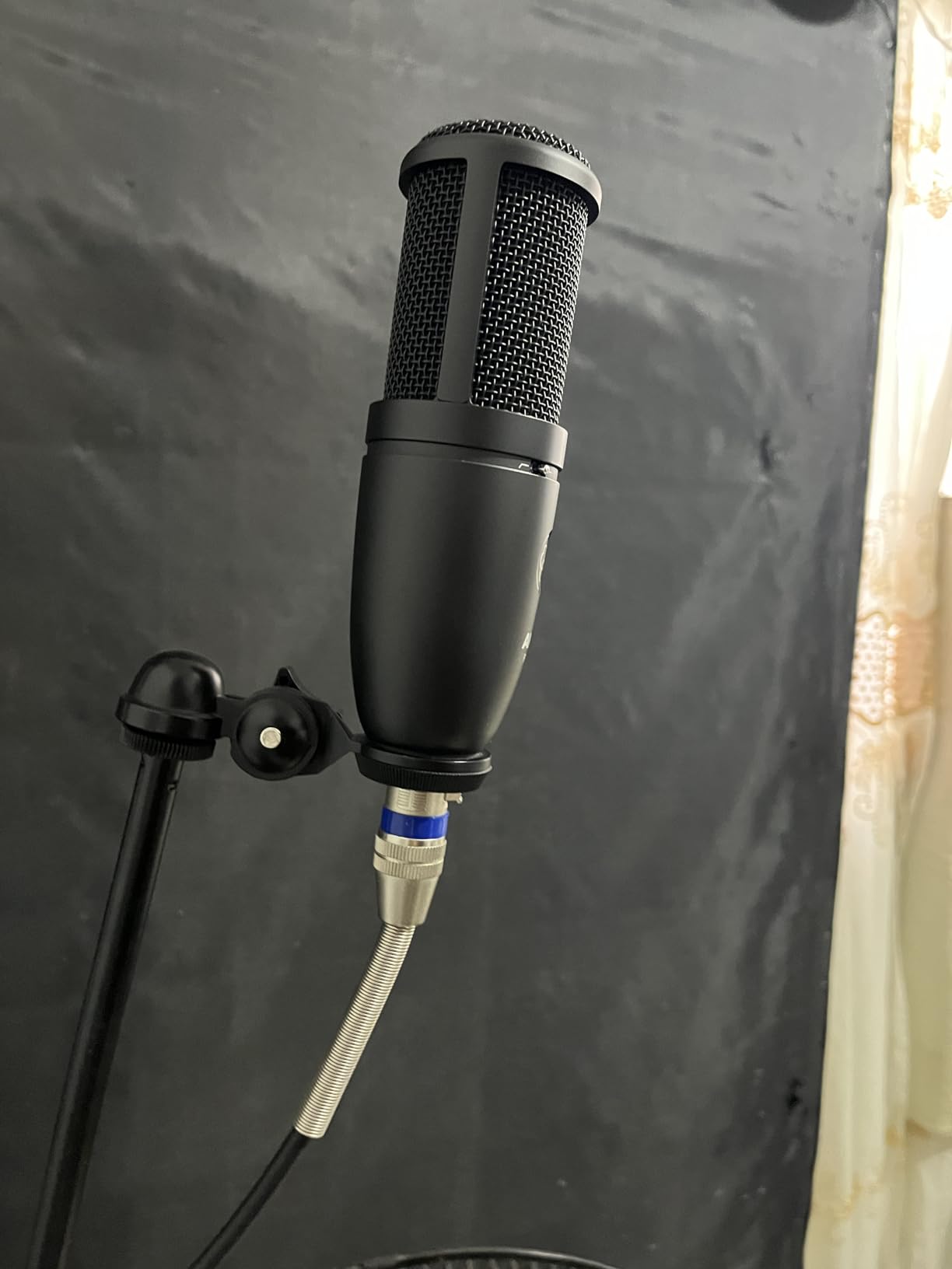 AKG Pro Audio P120 - Affordable 2/3-Inch Diaphragm Condenser Microphone for Clear Vocals & Instruments. Studio Recording or Live. XLR Connector customer photo 2