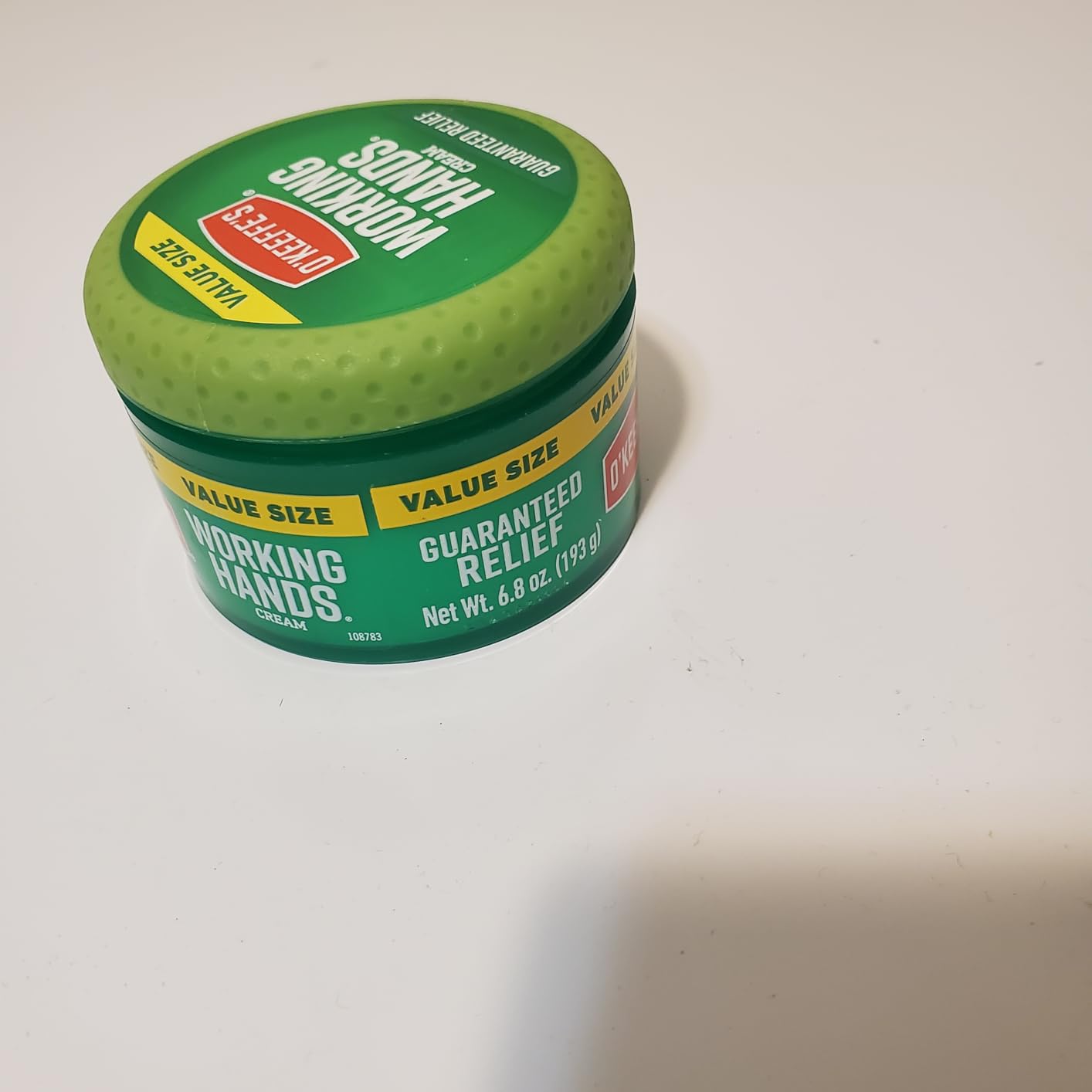 O'Keeffe's Working Hands Hand Cream for Extreme Dryness - 6.8 oz Value Size Jar (1 Pack) customer photo 2