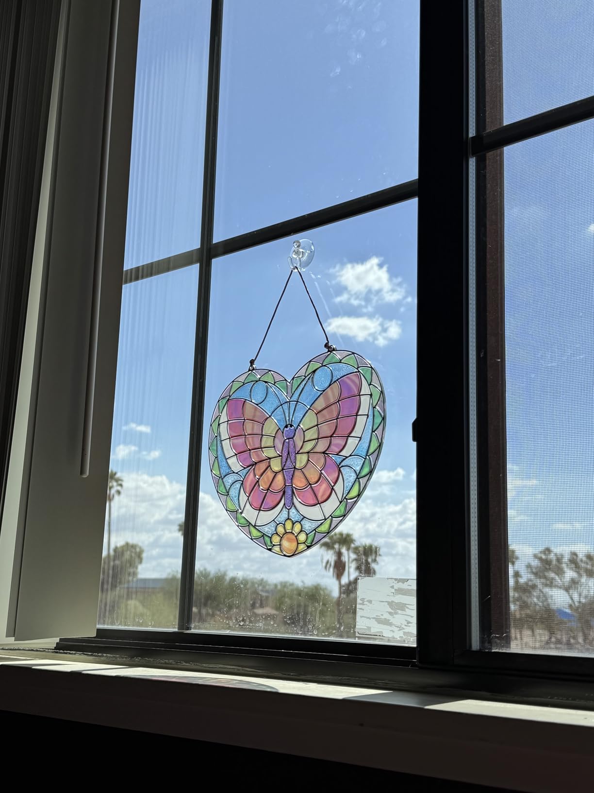 Melissa & Doug Stained Glass Made Easy Activity Kit: Butterfly - 140+ Stickers Kids Sticker Stained Glass Craft Kit; Sun Catchers for Kids Ages 5+ customer photo 2