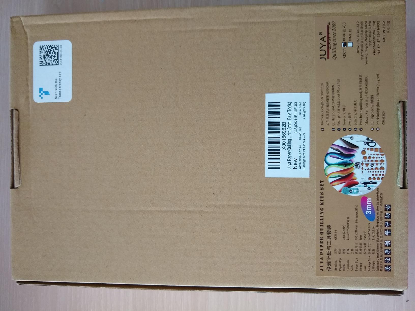 JUYA Paper Quilling Kits with 30 Colors 600 Strips and 8 Tools (Paper Width:3mm, Blue Tools) customer photo 2