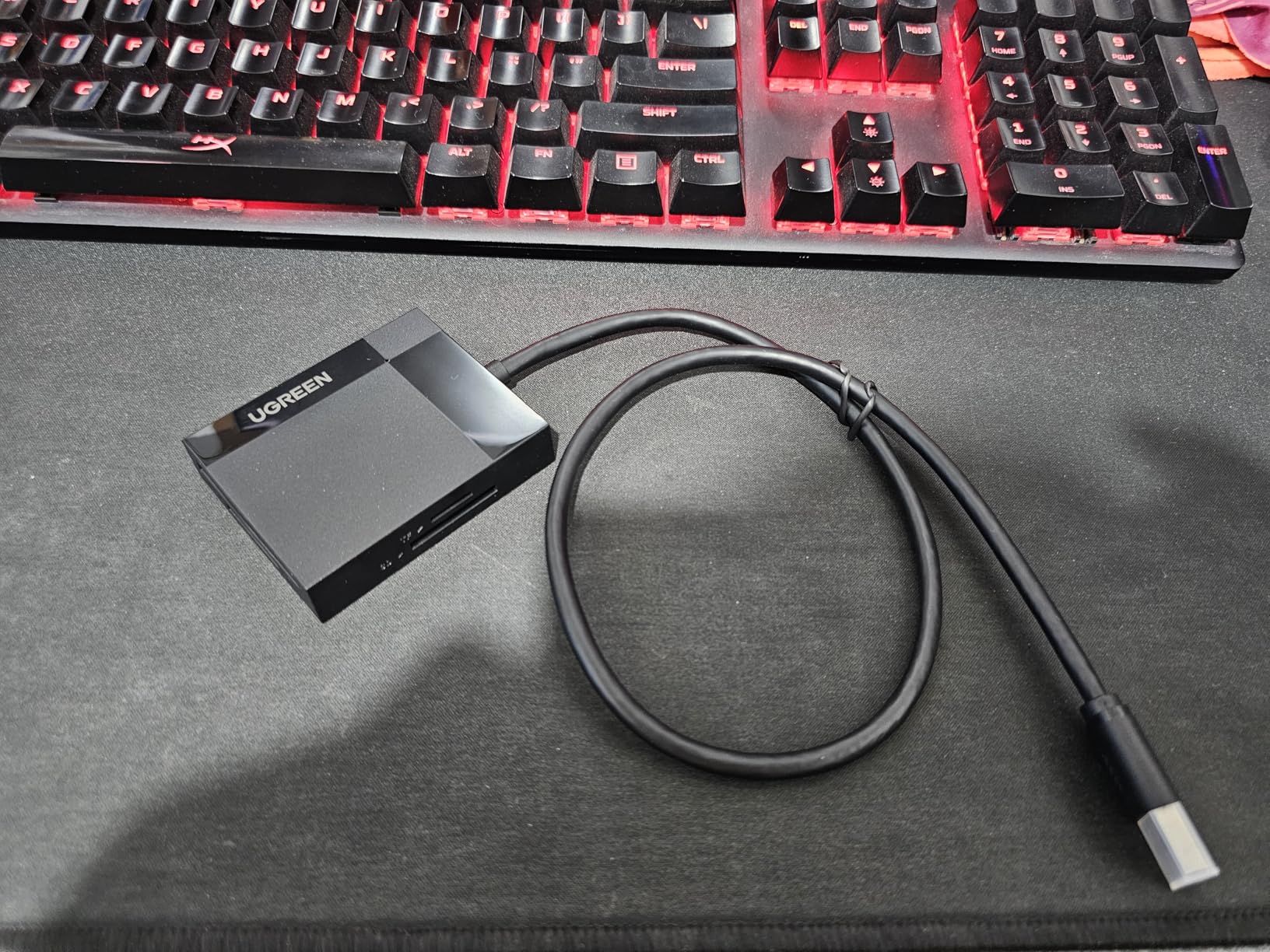 UGREEN SD Card Reader USB 3.0 Card Hub Adapter 5Gbps Read 4 Cards Simultaneously CF, CFI, TF, SDXC, SDHC, SD, MMC, Micro SDXC, Micro SD, Micro SDHC, MS, UHS-I (Black) customer photo 2