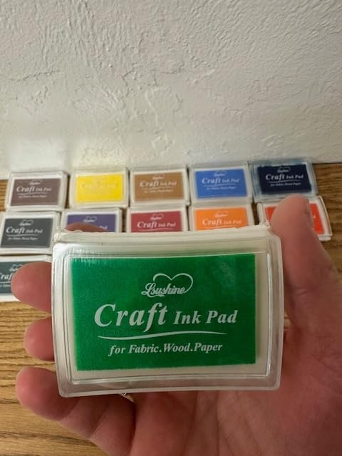 Lsushine 15 Colors Craft Ink Pads customer photo 1