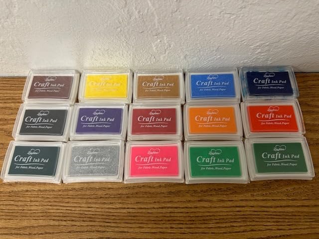 Lsushine 15 Colors Craft Ink Pads customer photo 2