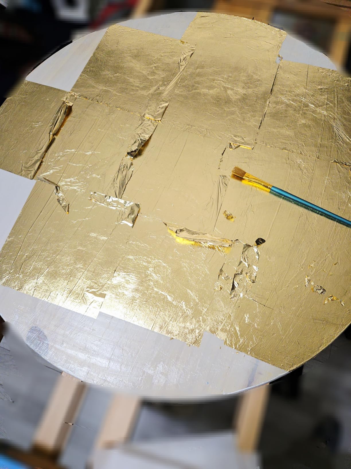 Barnabas Blattgold Gold Leaf Gilding Adhesive 60ml, Gold Foil Gilding Adhesive for Arts and Plating customer photo 1