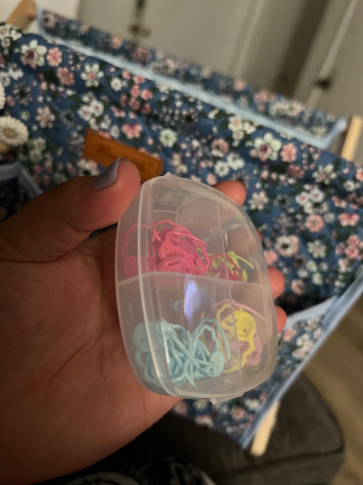 Clover 3033 Quick Locking Stitch Marker Set Multicolor customer photo 1