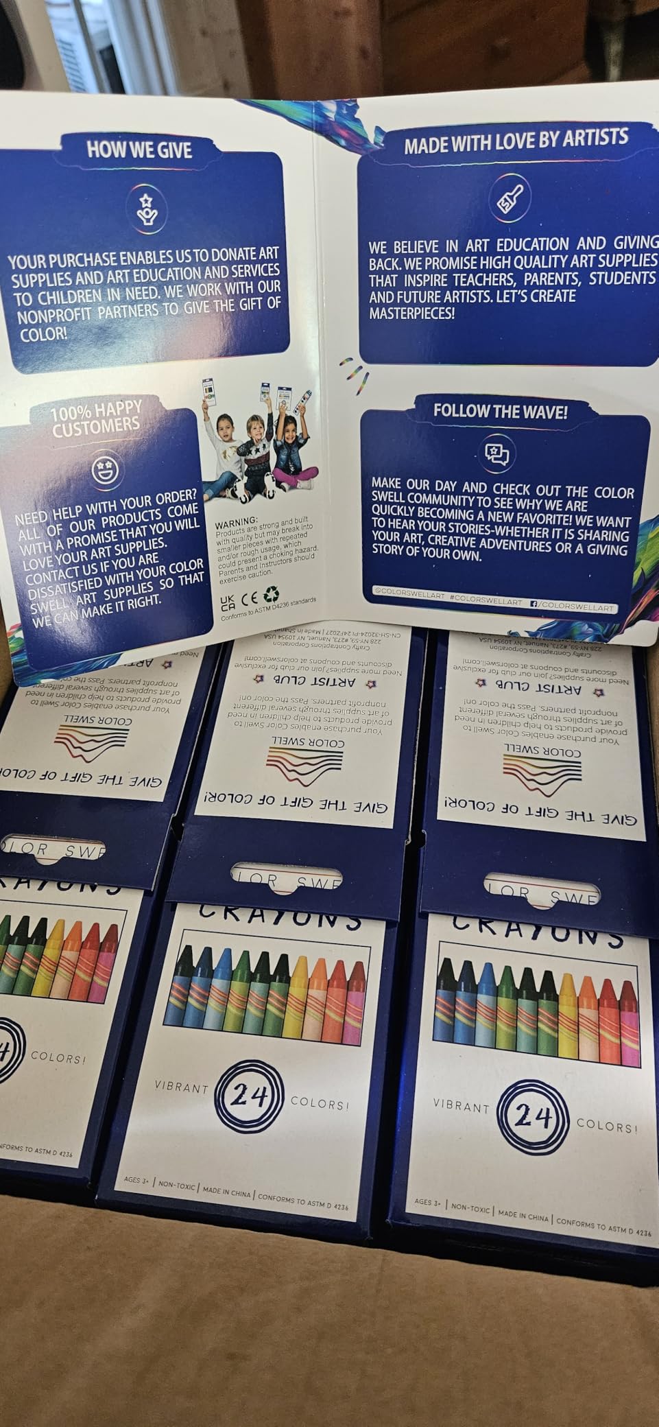 Color Swell Bulk Crayon Packs - 36 Boxes of 24 Vibrant Colored Durable Bulk Crayons of Teacher Quality for Classroom and Home customer photo 1