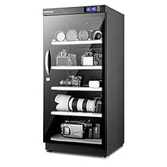 FORSPARK 80L Camera Dehumidifier Dry Cabinet, Quiet Humidity Control Storage with Lock & Adjustable Shelf for DSLR, Lenses, Documents, Jewelry - Energy Efficient 8W, Black customer photo 2