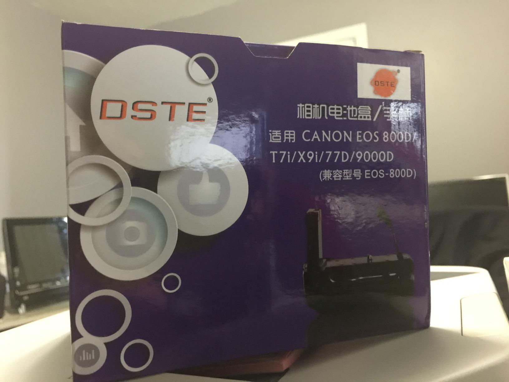 DSTE Pro EOS-800D Vertical Battery Grip Compatible with Canon EOS 800D T7i X9i 77D 9000D Digital Camera as LP-E17 customer photo 2