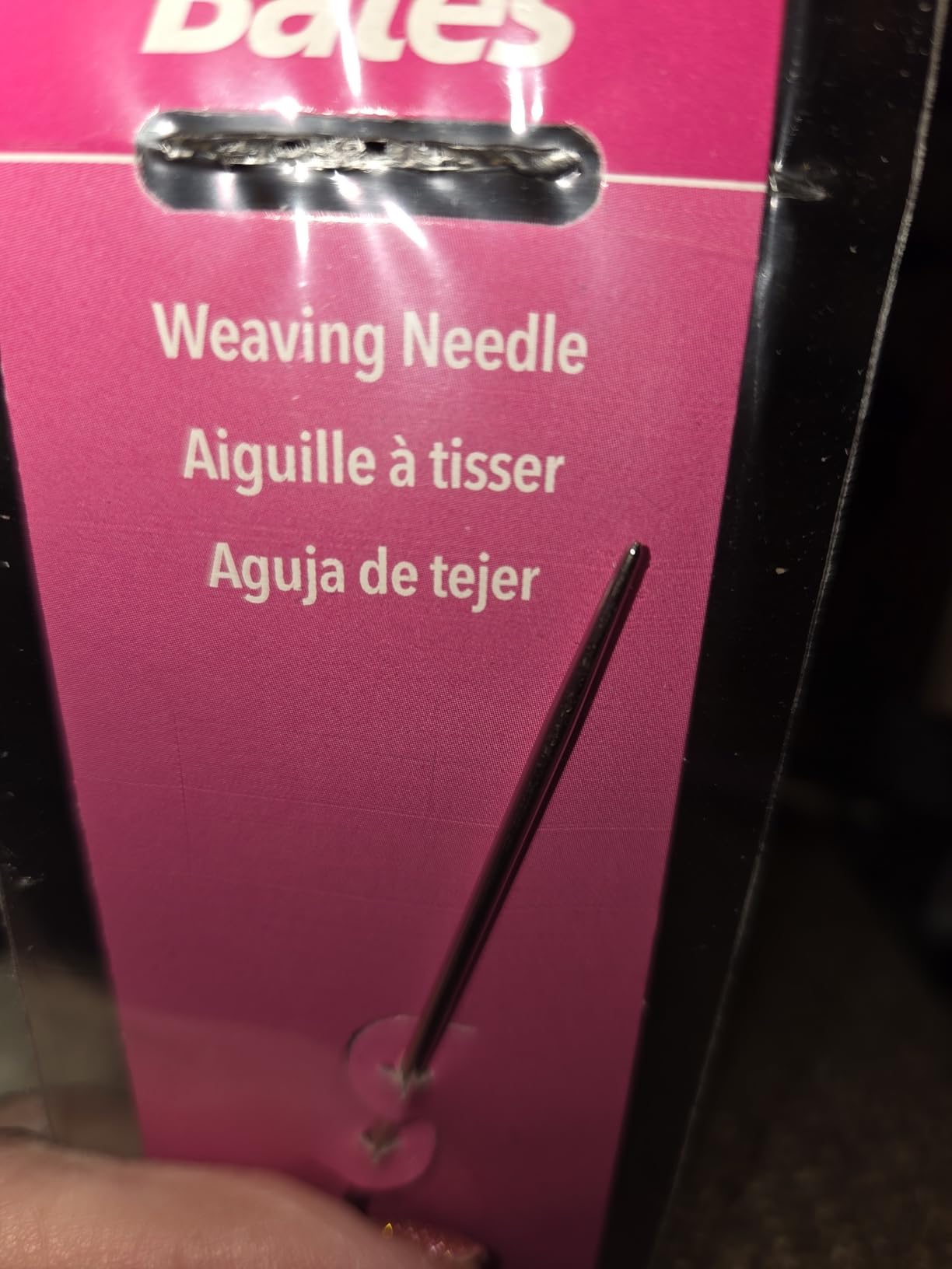 Susan Bates Steel Weaving Needle, 5-Inch (2 Pack) customer photo 1