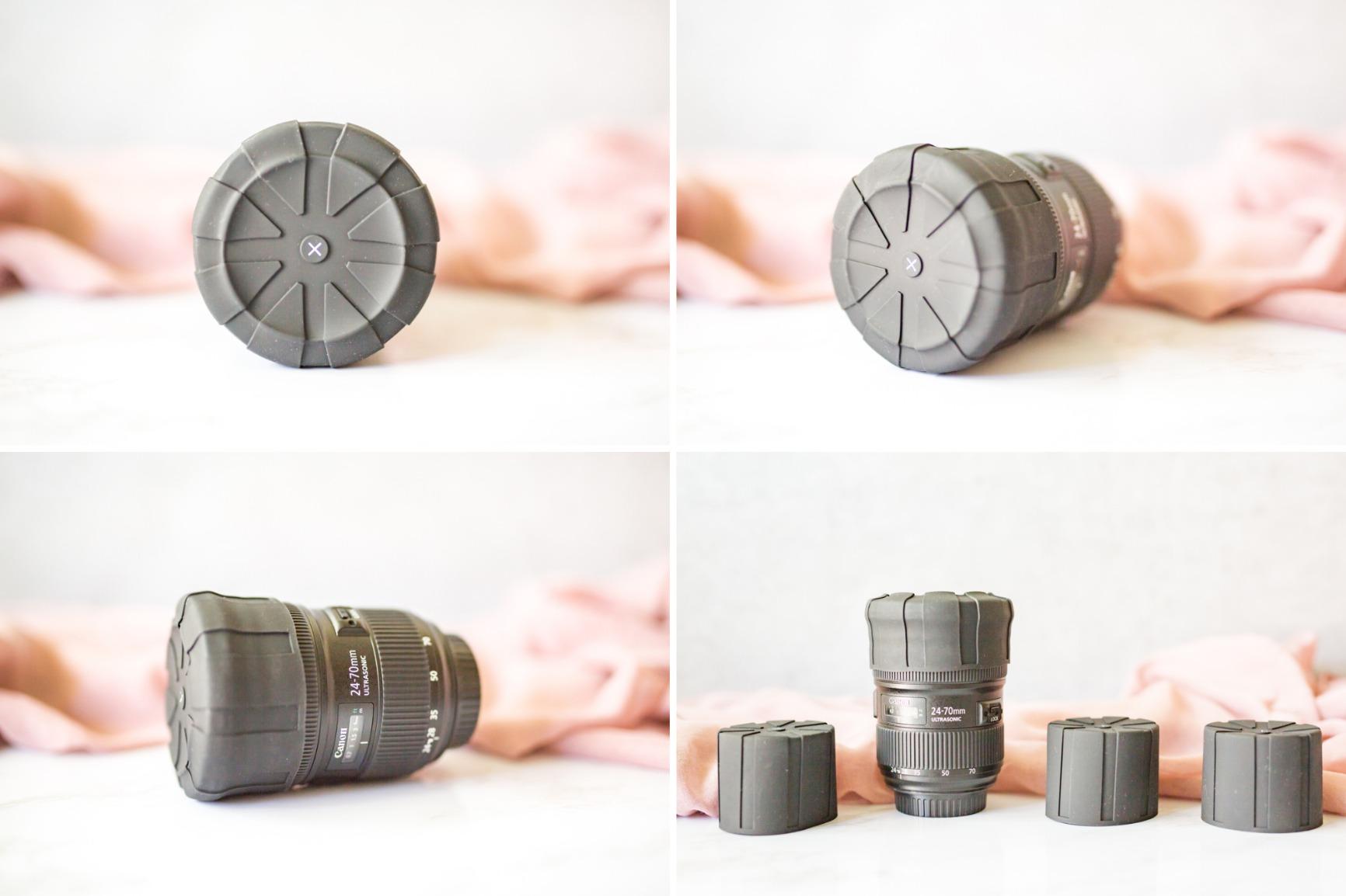 KUVRD - Universal Lens Cap, Version 1 - Fits 99% DSLR Lenses, Element Proof, Lifetime Coverage, Single customer photo 1