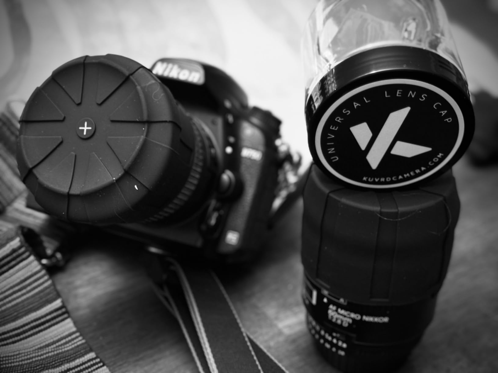 KUVRD - Universal Lens Cap, Version 1 - Fits 99% DSLR Lenses, Element Proof, Lifetime Coverage, Single customer photo 2