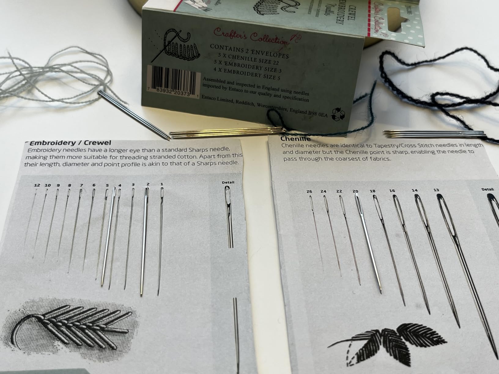 John James Crafter's Collection Crewel Embroidery Needles Assorted Sizes customer photo 1
