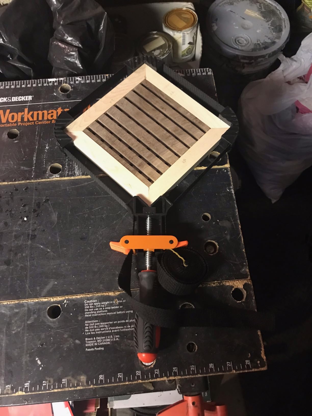 HORUSDY Band Clamp, Woodworking Frame Clamp Strap Holder for Picture Strap Clamp customer photo 1