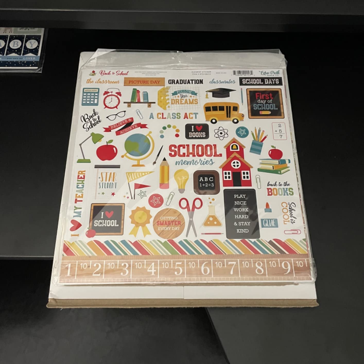 Echo Park Paper Company Back to School Collection Kit, 12-x-12-Inch customer photo 1