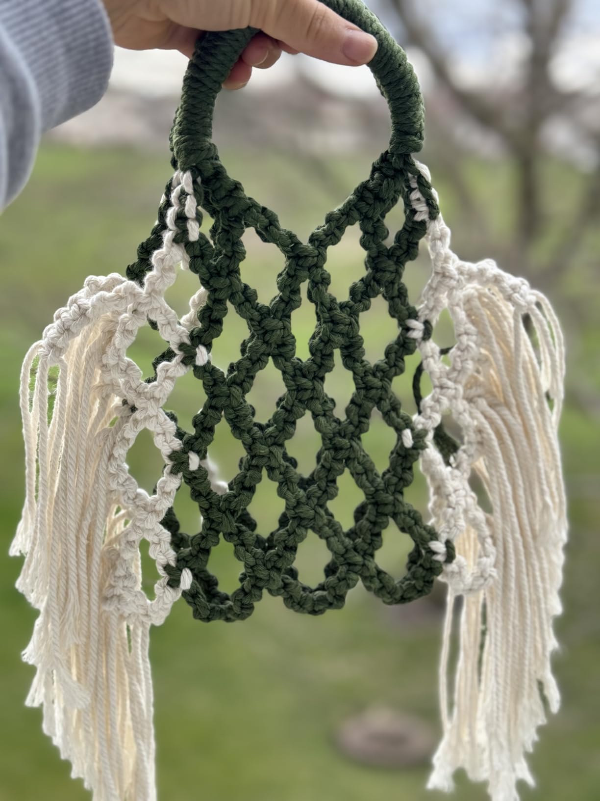 Bobbiny Premium 5mm Braided Macrame Cord (Natural) 108yds/330ft (100% Recycled Cotton) customer photo 1