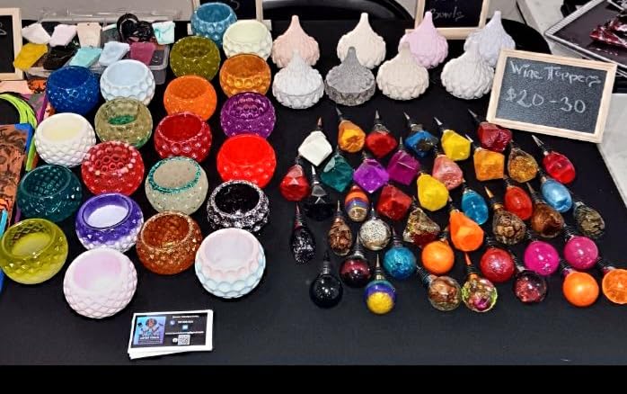 Epoxy Resin Pigment - 15 Color Liquid Epoxy Resin Dye - Highly Concentrated Epoxy Resin Colorant for Resin Color Art, DIY Jewelry Making Supplies - AB Resin Coloring for Paint, Crafts - 10ml Each customer photo 1