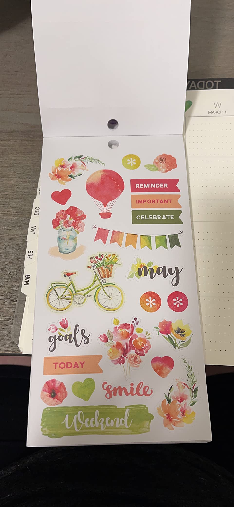 Paper House Productions Seasons Collection 30-Sheet 1200-Piece Celebrate Your Day Planner Sticker Folio for Planners, Journaling and Crafting customer photo 1