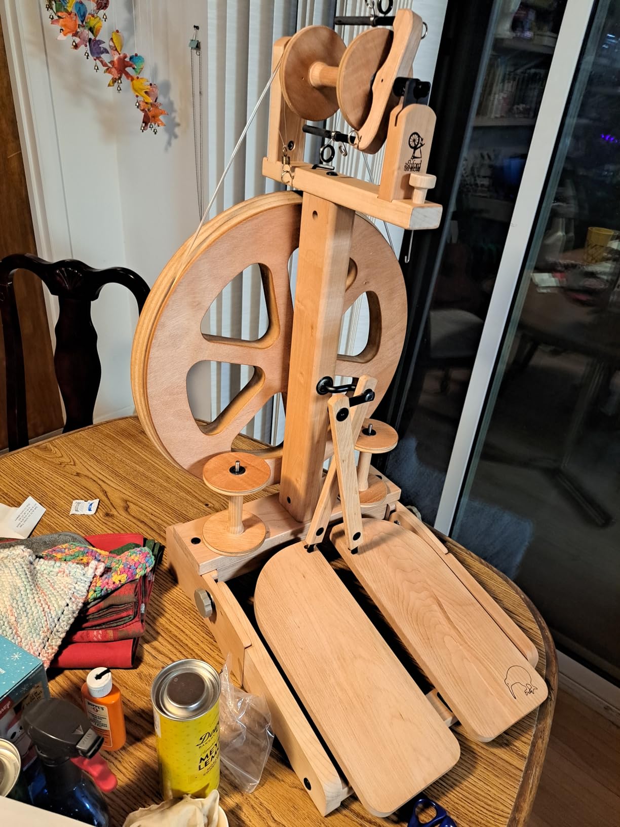 Ashford Kiwi Spinning Wheel 3 Lacquered customer photo 1