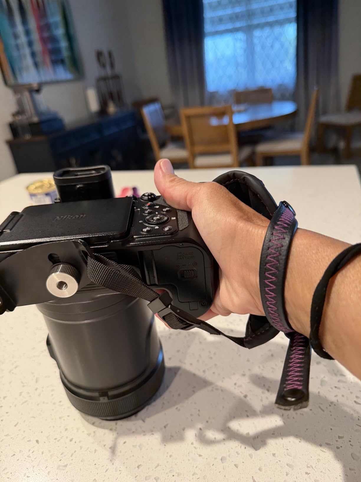 Altura Photo Camera Wrist Strap - Padded Camera Hand Strap with Secure Tether, Rapid Fire Grip for DSLR, Mirrorless Canon Nikon Sony Fujifilm Olympus Panasonic Cameras customer photo 1