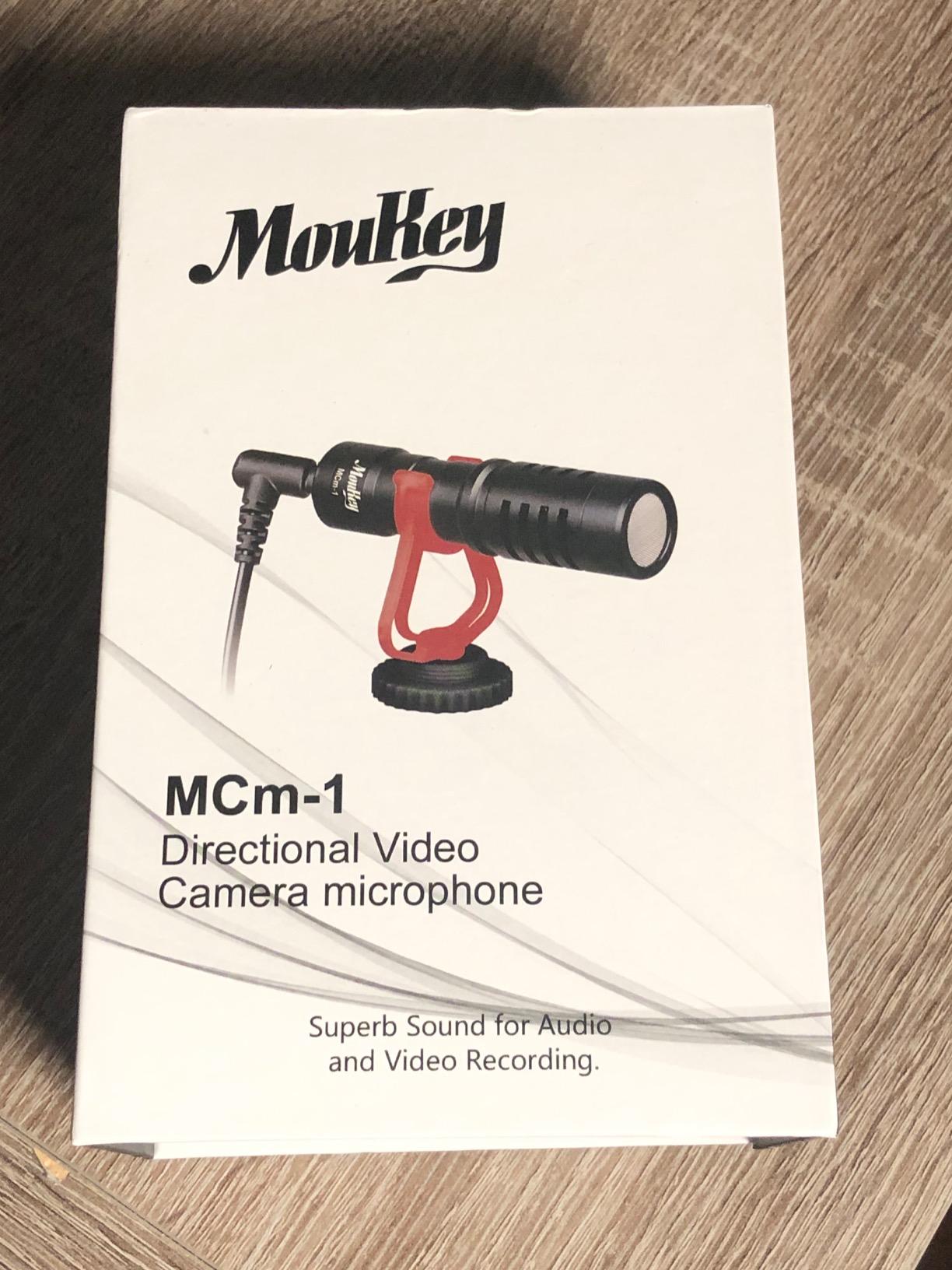 Moukey MCM-1 Camera Microphone, Video Mic with Shock Mount and Windshield, Professional Vlogging Kit for iPhone, Android Smartphone, DSLR Camera & Camcorder, Battery-Free Shotgun Mic customer photo 1
