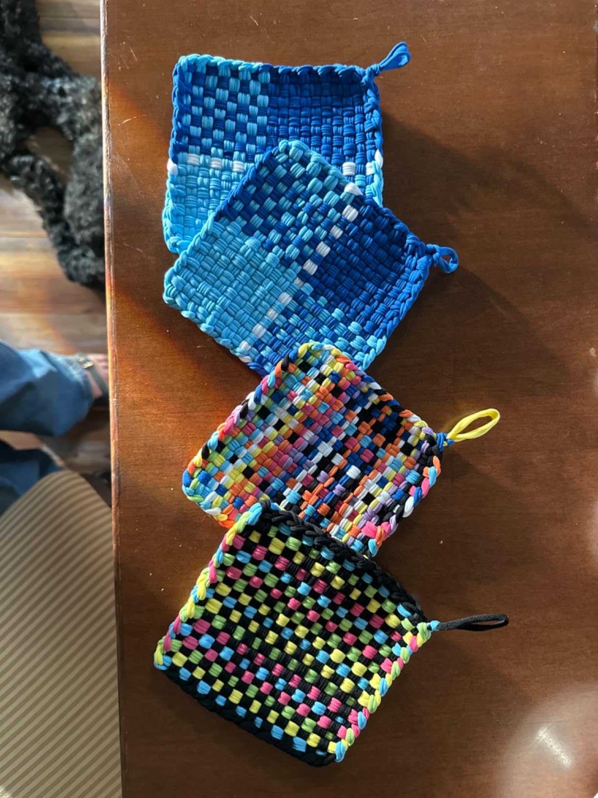 Made By Me Ultimate Weaving Loom, Includes 378 Craft Loops & 1 Weaving Loom with Tool, Makes 25 Projects, 9 Rainbow Colors of Weaving Loops, Hook & Loop Potholder Kit, DIY Weaving Kit customer photo 1