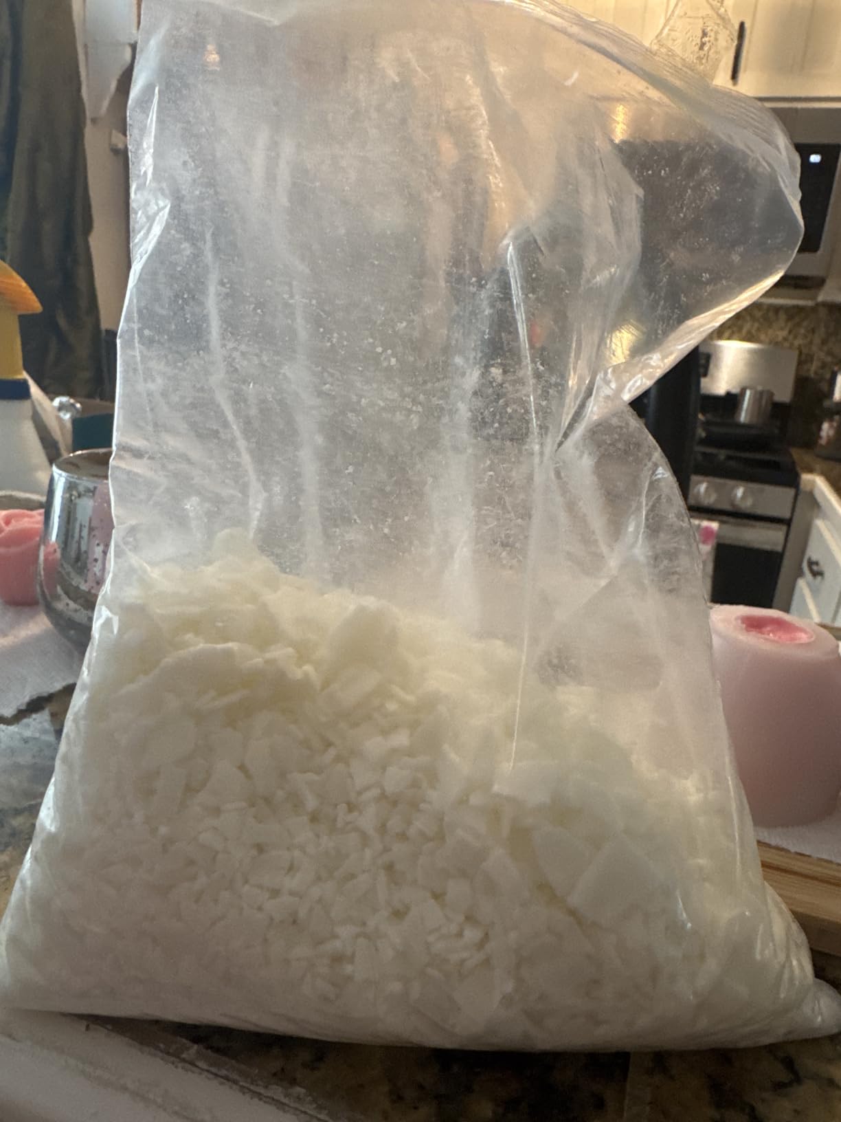 Oraganix 10 lbs Soy Wax DIY Candle Making Kit with 150 Pre-Waxed 6-Inch Wicks and 3 Centering Devices - Smooth Burning Wax for Craft Projects and Scented Project Creations customer photo 2
