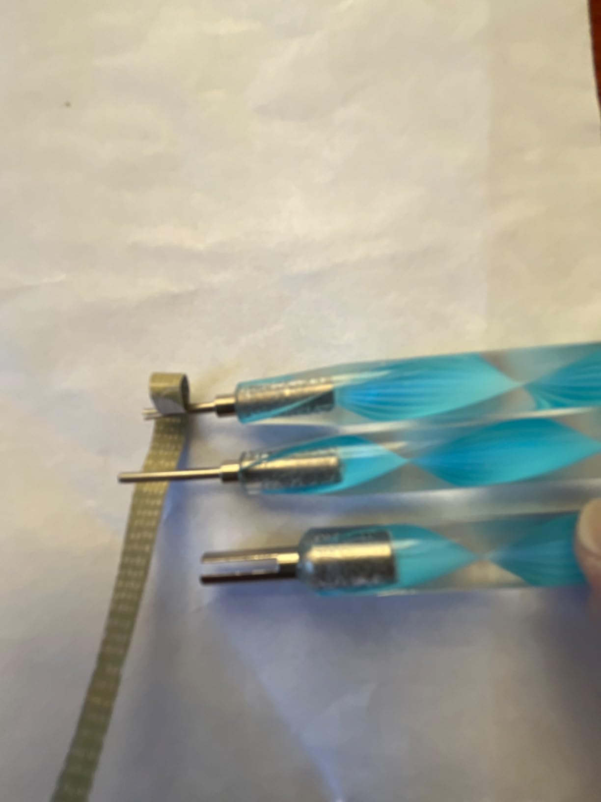 JUYA Quilling Slotted Tools with Stainless Steel Head (4-pc Set, Blue) customer photo 2