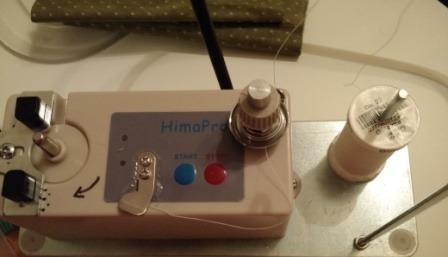 HimaPro Automatic Bobbin Winder for Sewing Machine Electrical Bobbin Winder - Adjustable Bobbin Slot - Fast and Efficient Winding Experience customer photo 2