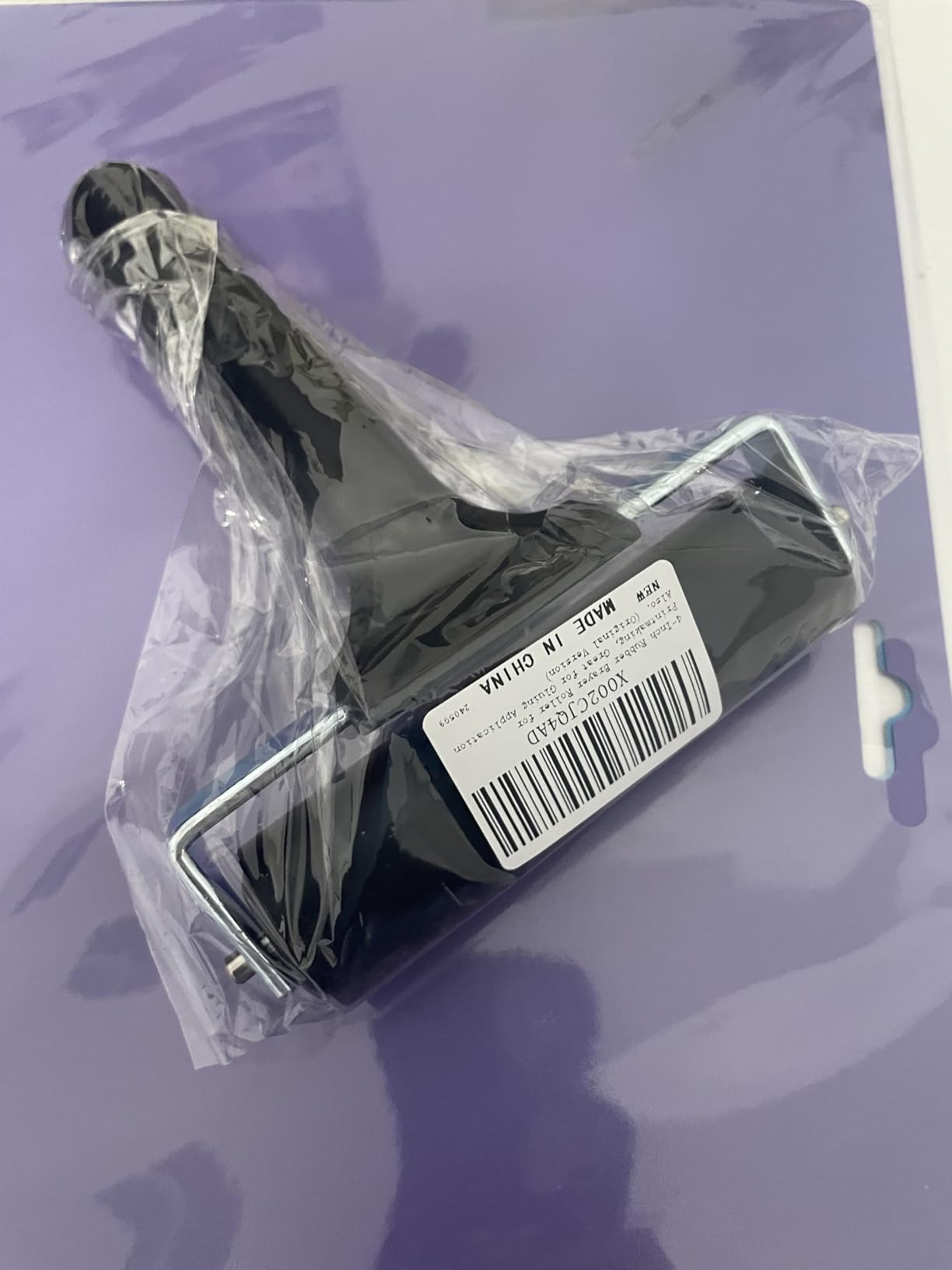 4-Inch Rubber Brayer Roller for Printmaking, Great for Gluing Application Also. (Original Version) customer photo 1