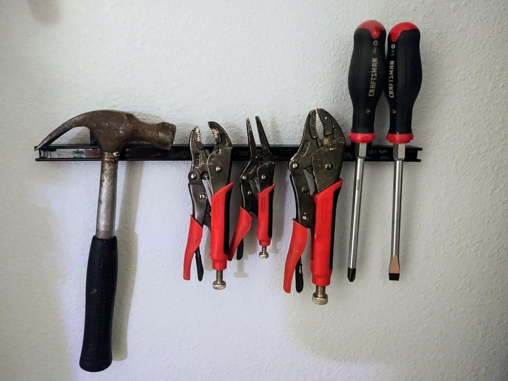 HMmagnets 24 inch Heavy-Duty Magnetic Tool Holder (Upgraded Version) - Extremely Powerful Magnetic Pull Force to Hold Heavy Tools - Professional Space-Saving Magnetic Bar - Tool Organizer Rack/Strip customer photo 2