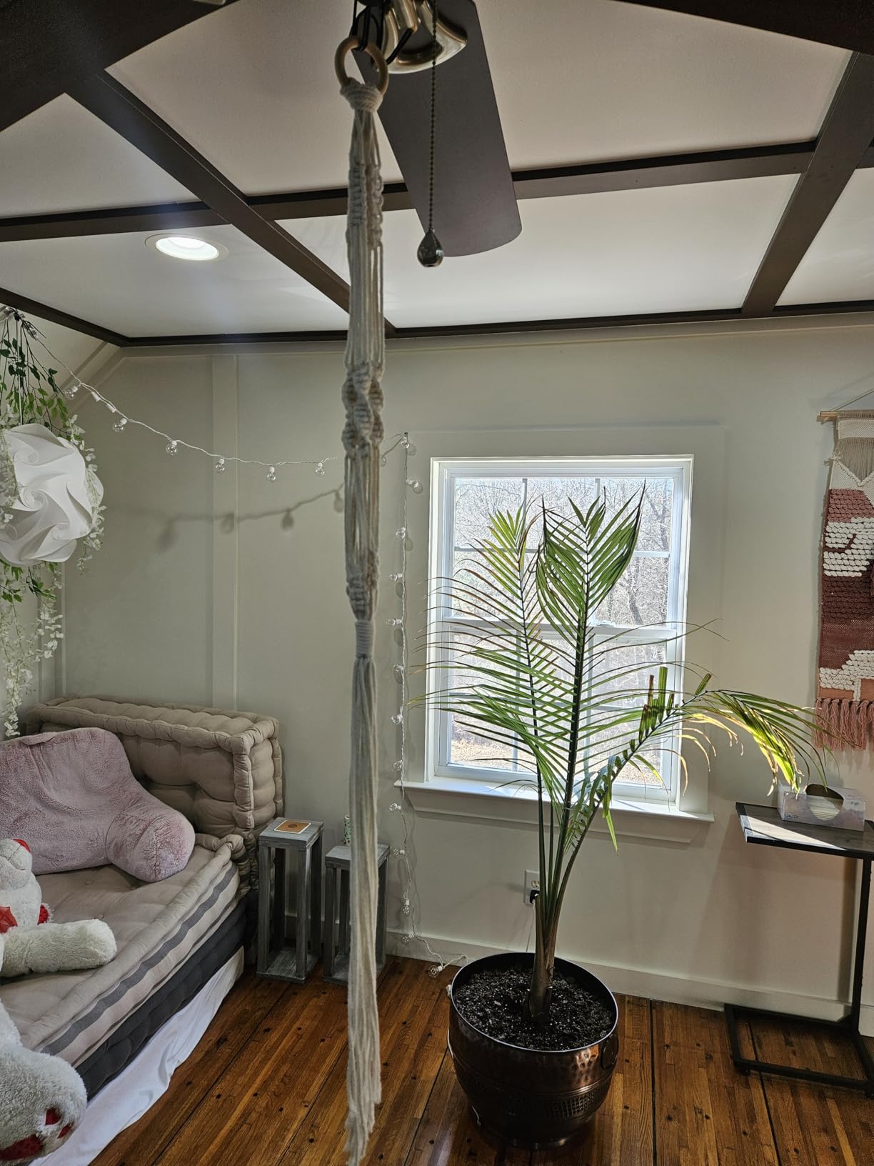 Easy Macrame Kits for Adults Beginners Supplier Wood Beads, Rings, Wooden Dowel for Macrame Plant Hangers, Boho Wall Hanging with Instruction Book for Starters customer photo 2