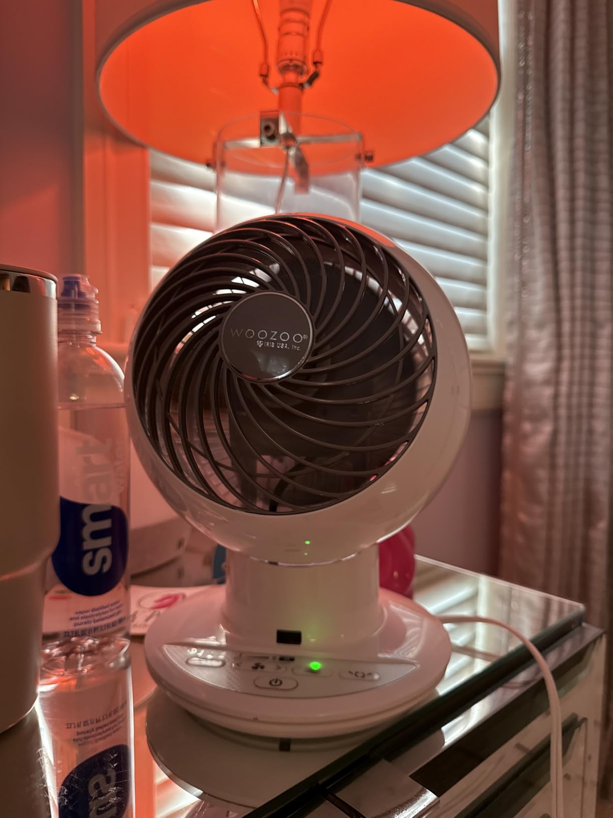 IRIS USA WOOZOO Air Circulator Fan with Remote, Oscillating, 5 Speeds, 82ft Max Air Distance, 90° Adjustable Tilt, 30db Quiet Motor, Small Fan for Bedroom, Office, Dorm, White customer photo 1
