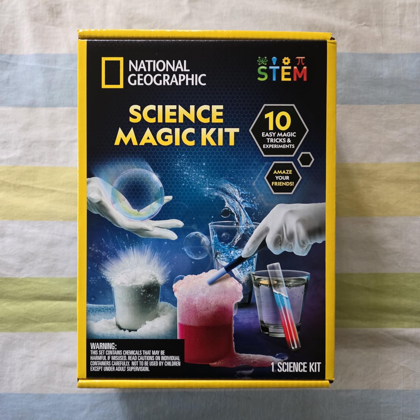 Blue Marble National Geographic Magic Chemistry Set - Science Kit for Kids with 10 Amazing Magic Tricks, STEM Projects and Science Experiments customer photo 2