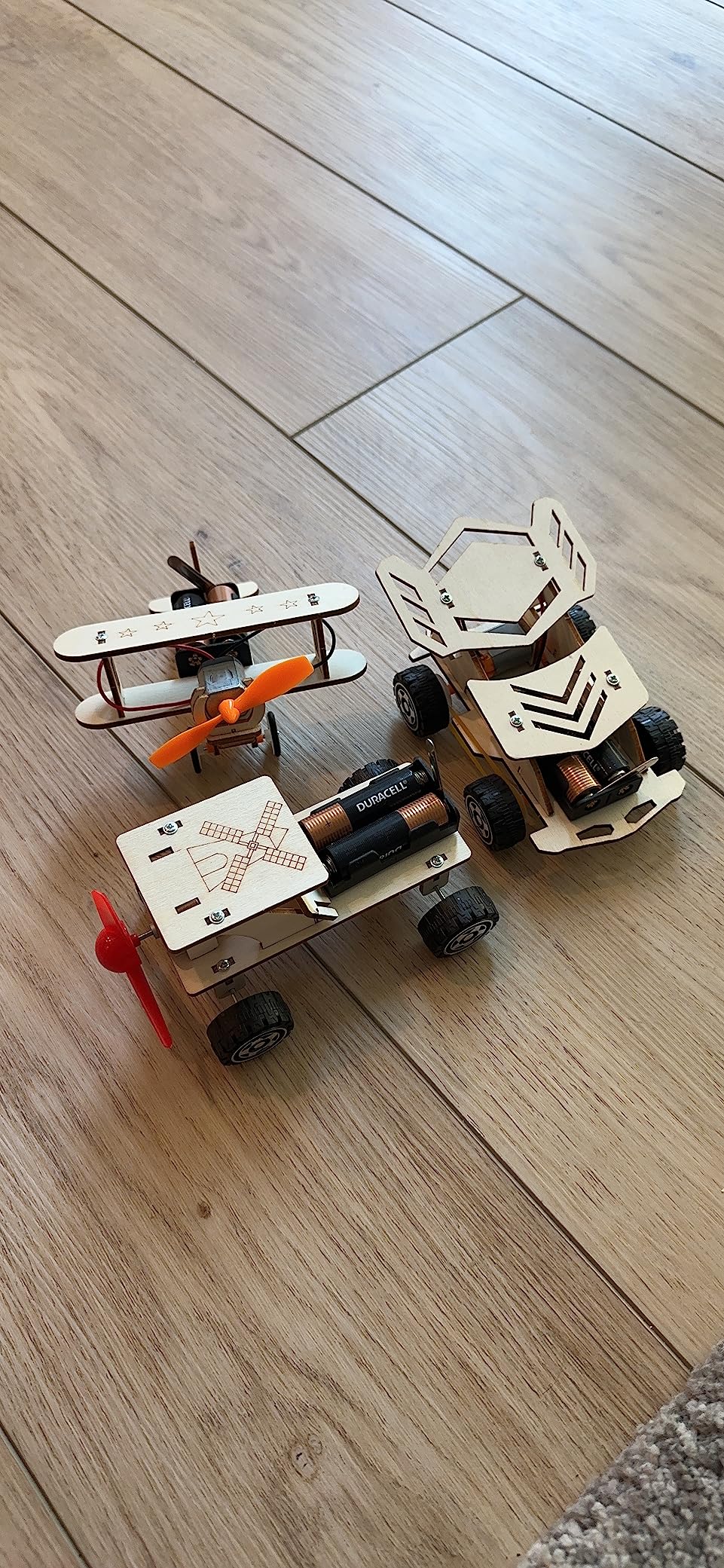 Poraxy 5 in 1 STEM Kits for Kids Age 8-10, Science Building Project Craft, Model Car Kit, STEM Toys for Boys Girls Age 8-12, Wooden 3D Puzzles, Birthday Gifts for 6-13 Year Old customer photo 2