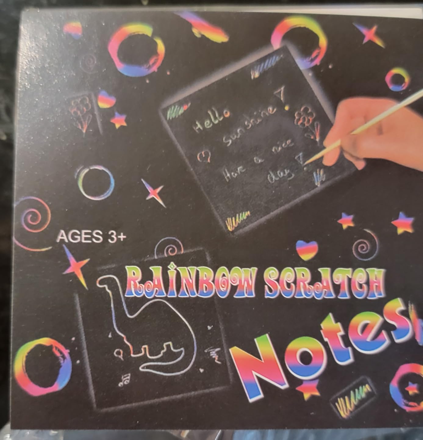 ZMLM 165 Pcs Rainbow Scratch Paper Art Notes - Crafts for Kids Ages 4-8, Classroom Prizes, 1st 2nd 3rd Grade School Activity Bulk, End of Year Student Gifts from Teacher customer photo 1