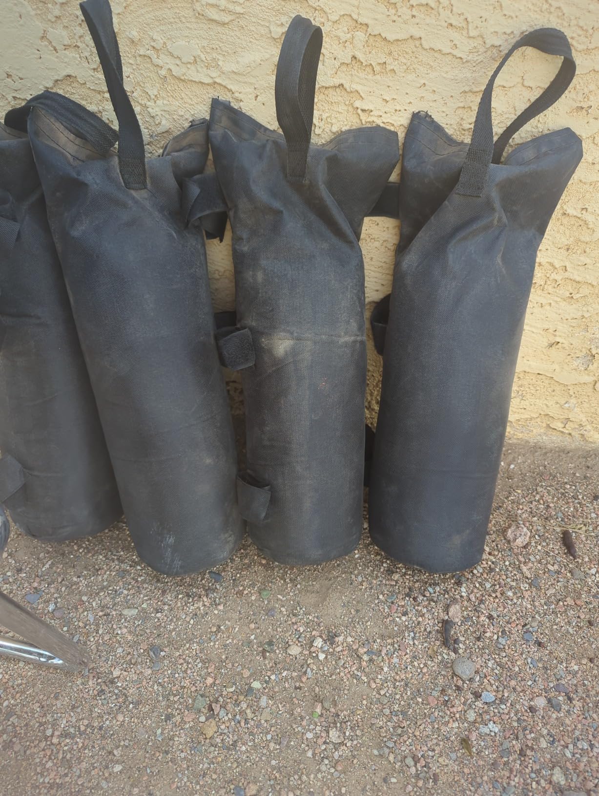 ABCCANOPY 150 LBS Extra Large Canopy Sand Bags, 4-Pack, Black (Without Sand) customer photo 1