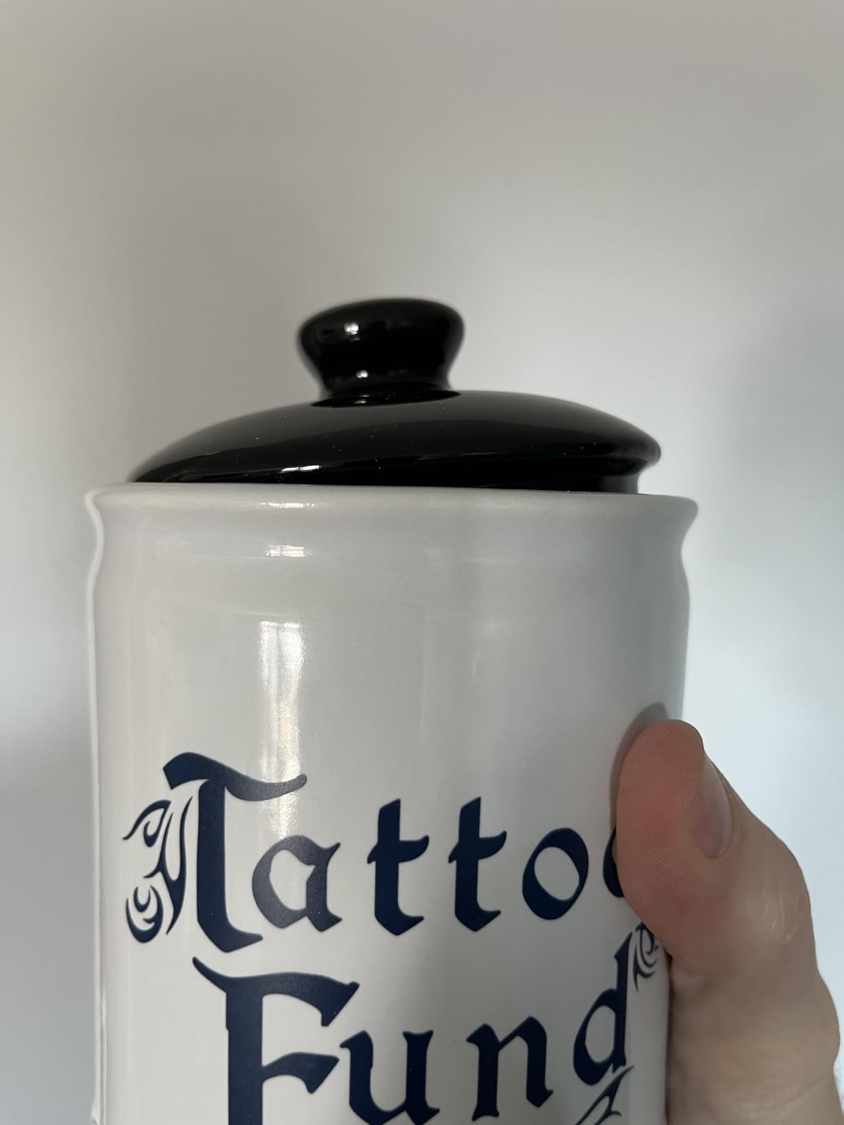 Cottage Creek Jars | Tattoo Fund Jar | Ceramic Tattoo Money Jar & Decorative Piggy Bank for Kitchen & Home Decor | Gifts for Women, Men, Dad, Artist, Girlfriend, Boyfriend customer photo 1