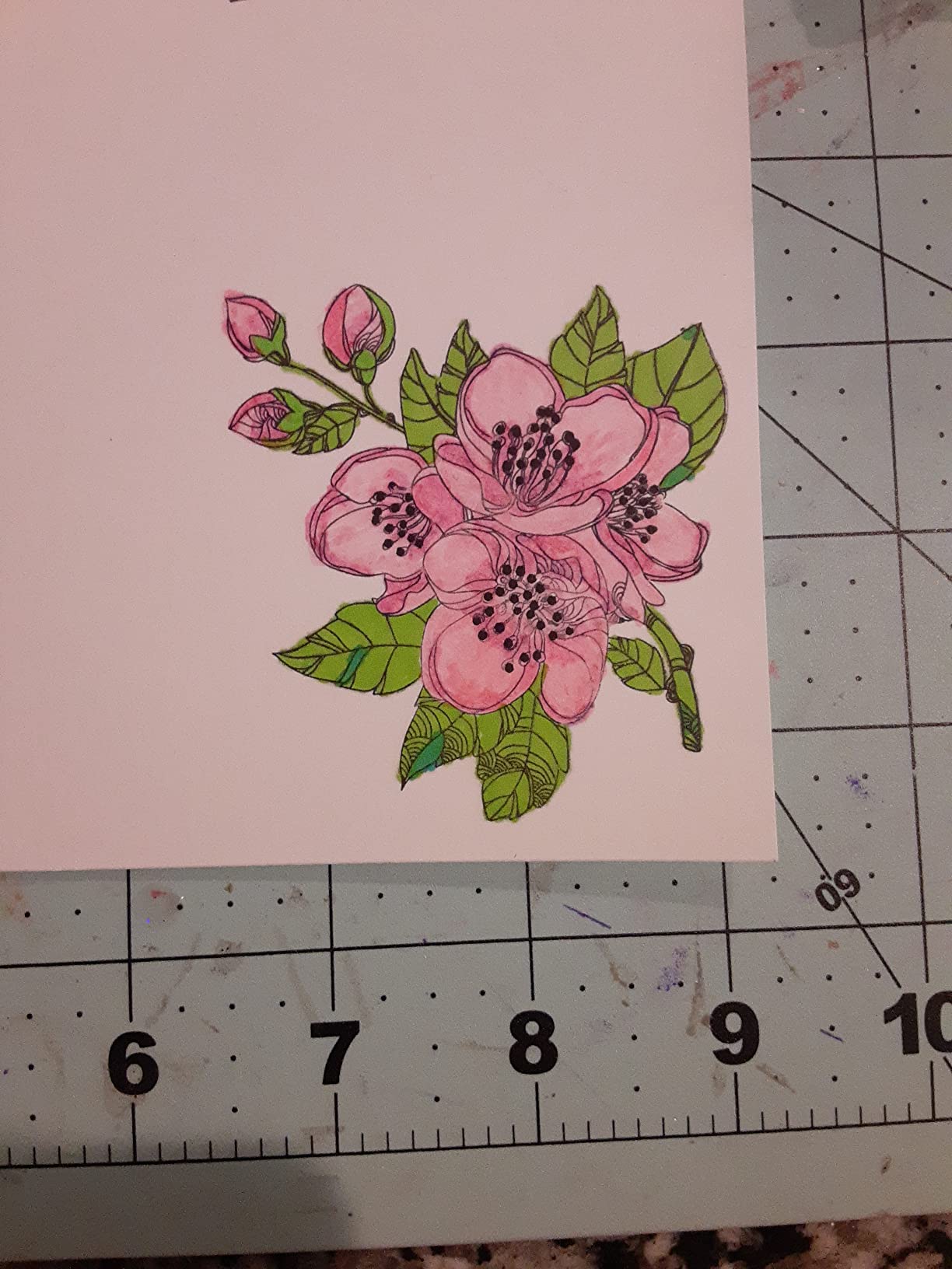 Flowers Clear Stamps for Card Making Decoration and DIY Scrapbooking customer photo 1