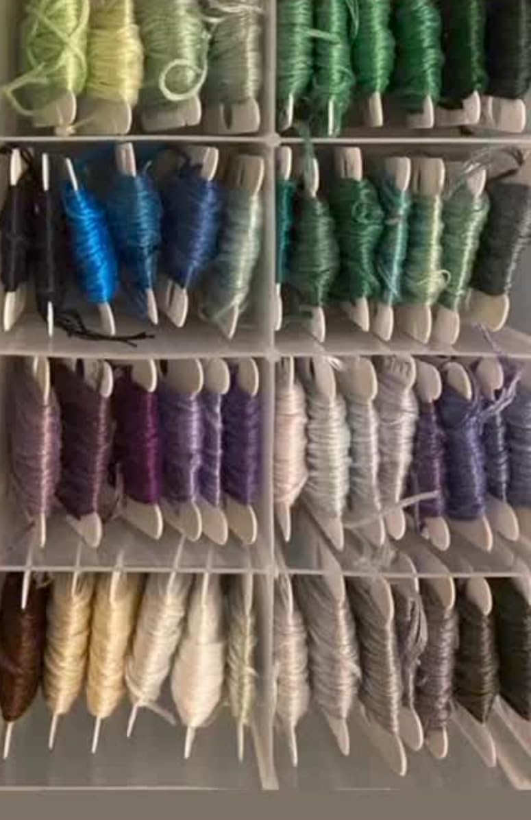 360 Pcs Embroidery Floss Bobbins - Lightweight, Durable Plastic Embroidery Floss Organizer with Hanging Holes, Thread Slits - Optimal Size, Reusable Design for Neat and Easy Storage and Organization customer photo 2