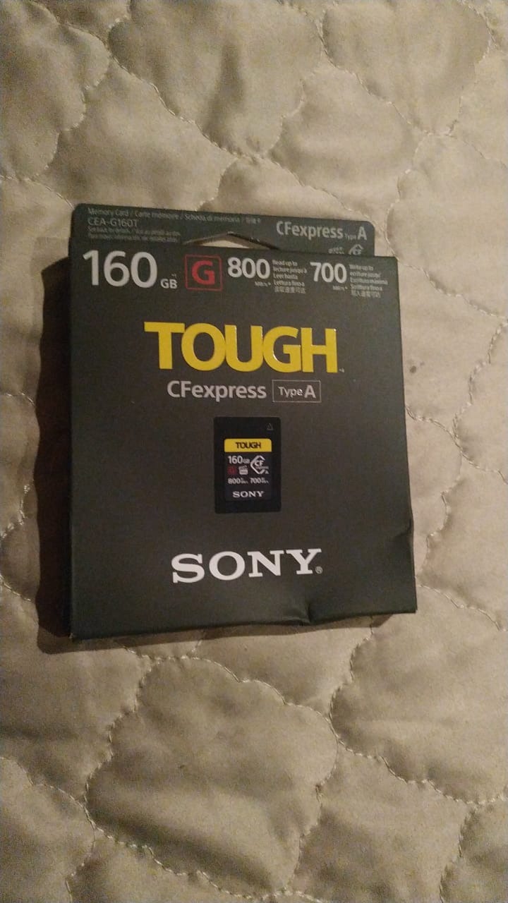 Sony CEA-G160T CFexpress Type A 160GB Memory Card (CEAG160T) customer photo 1
