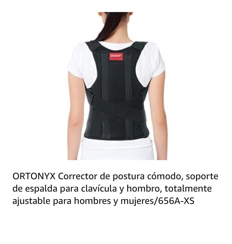 ORTONYX Comfort Back Brace Posture Corrector for Men and Woman, Shoulder Clavicle Thoracic Support customer photo 1