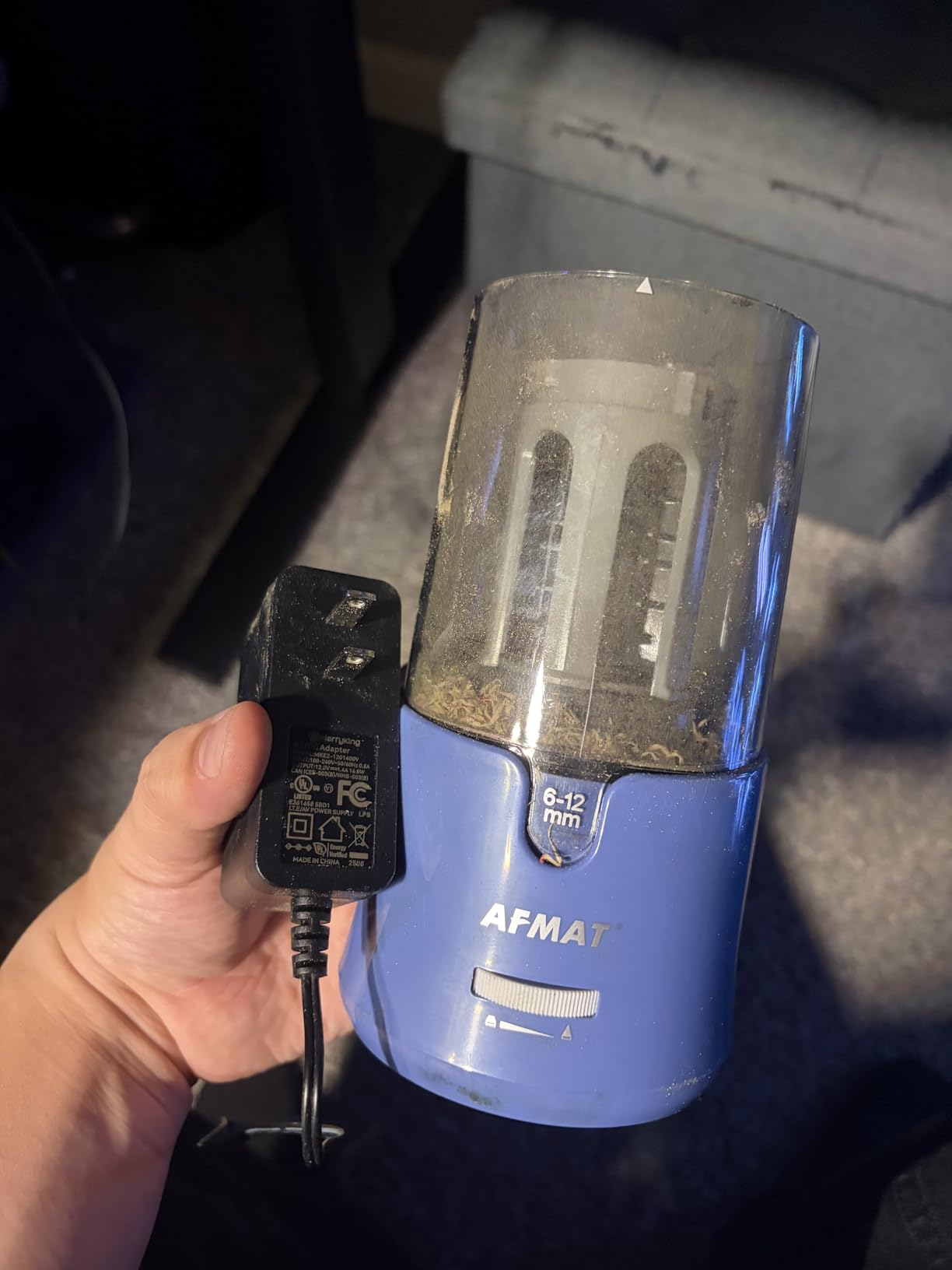 AFMAT Electric Pencil Sharpener - Auto Stop, Super Sharp & Fast, Plug in Pencil Sharpener for 6-12mm No.2/Colored Pencils - Classroom/Office/Home PS92 customer photo 2