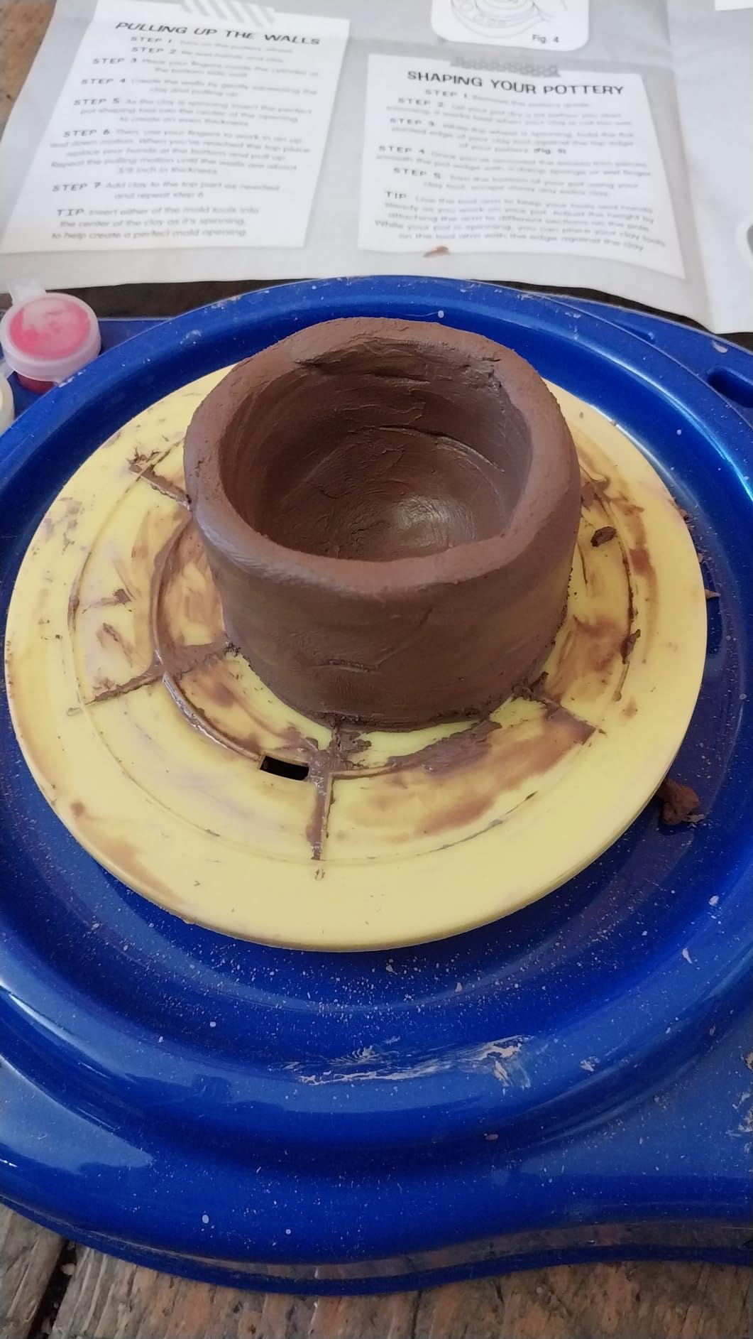 Made By Me Motorized Power Pottery Wheel - At Home Pottery Making - Clay Sculpting Activity for Kids Ages 6 and Up customer photo 1