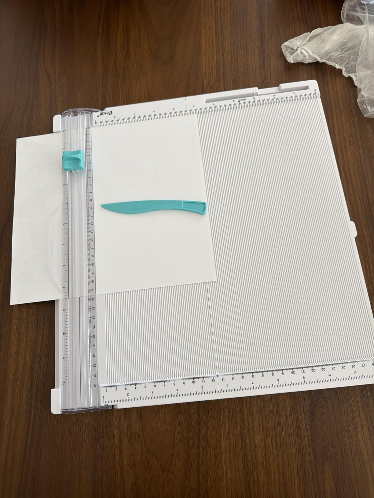 Ecraft Paper trimmer Scoring Board: 12 x12 inch craft paper cutter - folding & Scorer for cover of book & Gift box and Photo etc customer photo 1