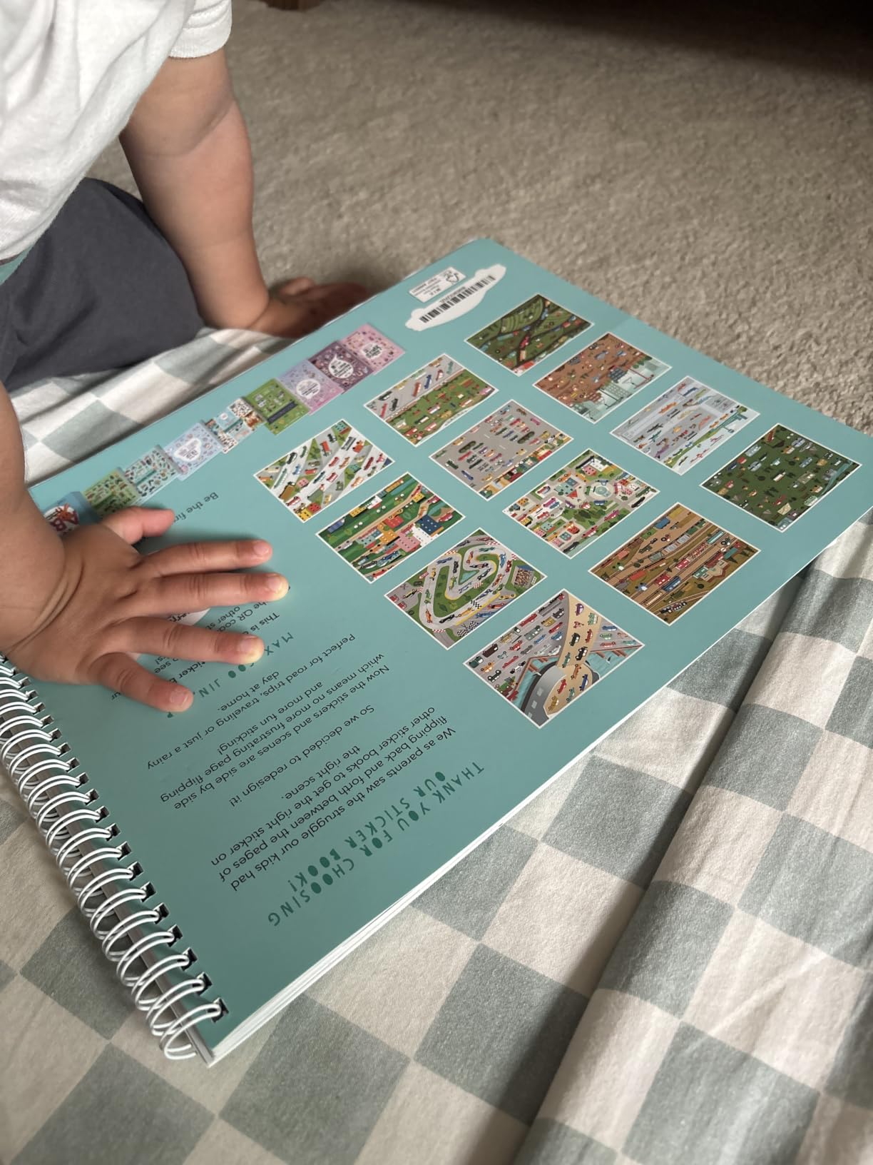 Mosaic Sticker Art 3000+ Kids Craft Kit by Cupkin, Fun Sticker by Number Activity Book, Road Trip Essentials, 52 Pages with Jewel & Foam Stickers, ABC Mosaics Art Craft Kit for Boys & Girls customer photo 1