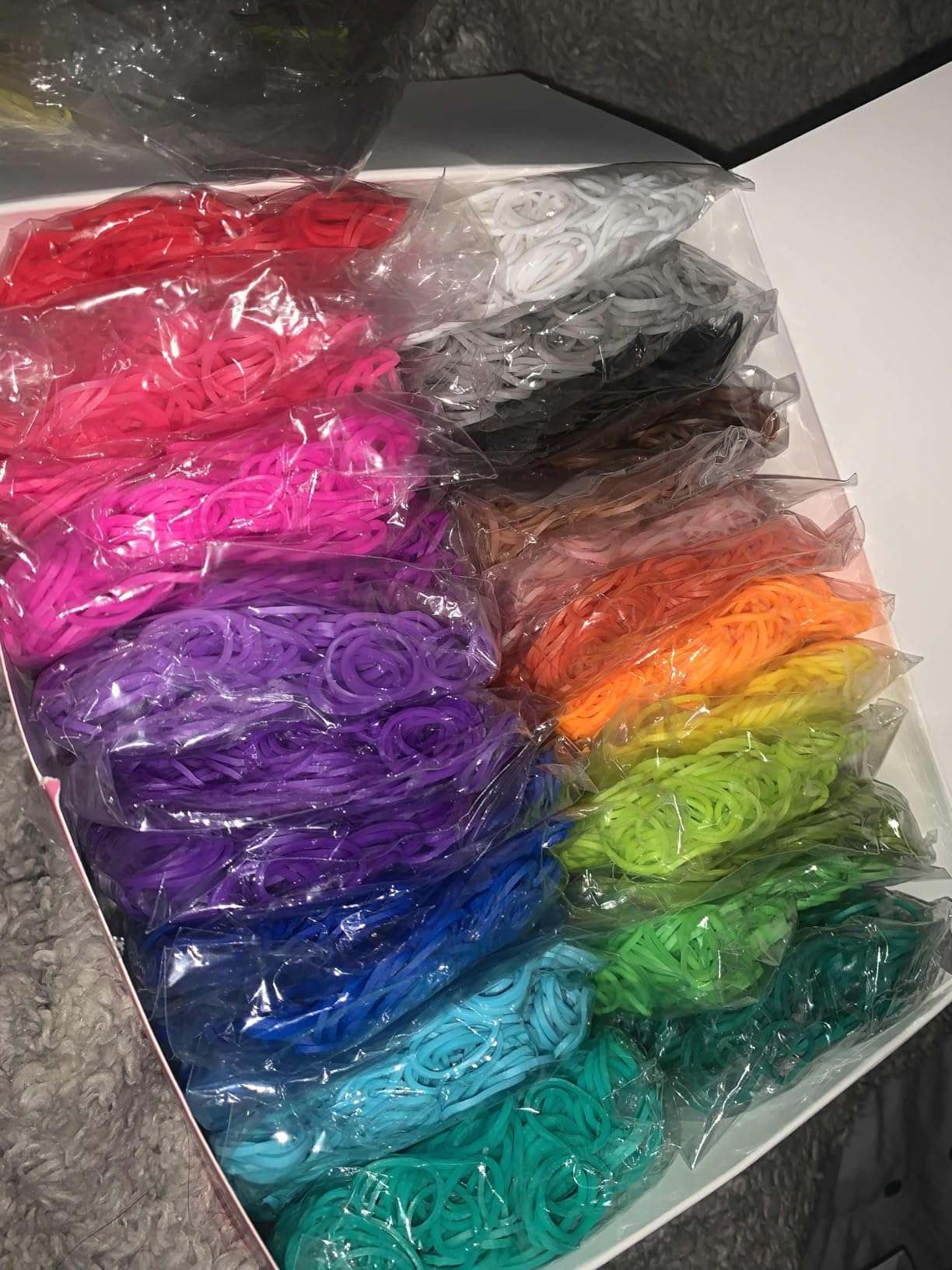 12730+ Loom Rubber Bands Refill Kit in 26 Color with 500 Clips, 6 Hooks, Premium Bracelet Making Kit for Weaving DIY Crafting Gift customer photo 1