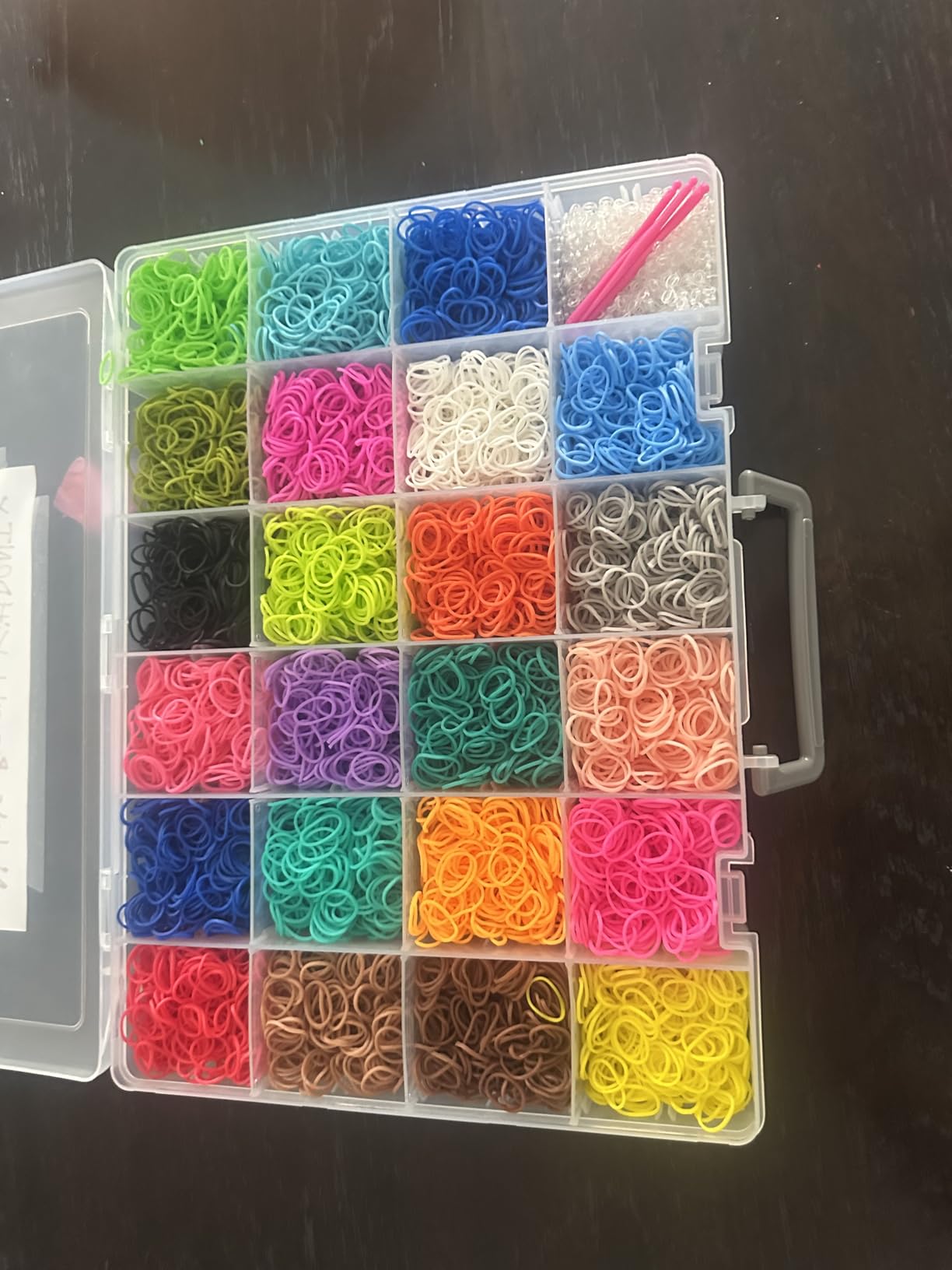 12730+ Loom Rubber Bands Refill Kit in 26 Color with 500 Clips, 6 Hooks, Premium Bracelet Making Kit for Weaving DIY Crafting Gift customer photo 2