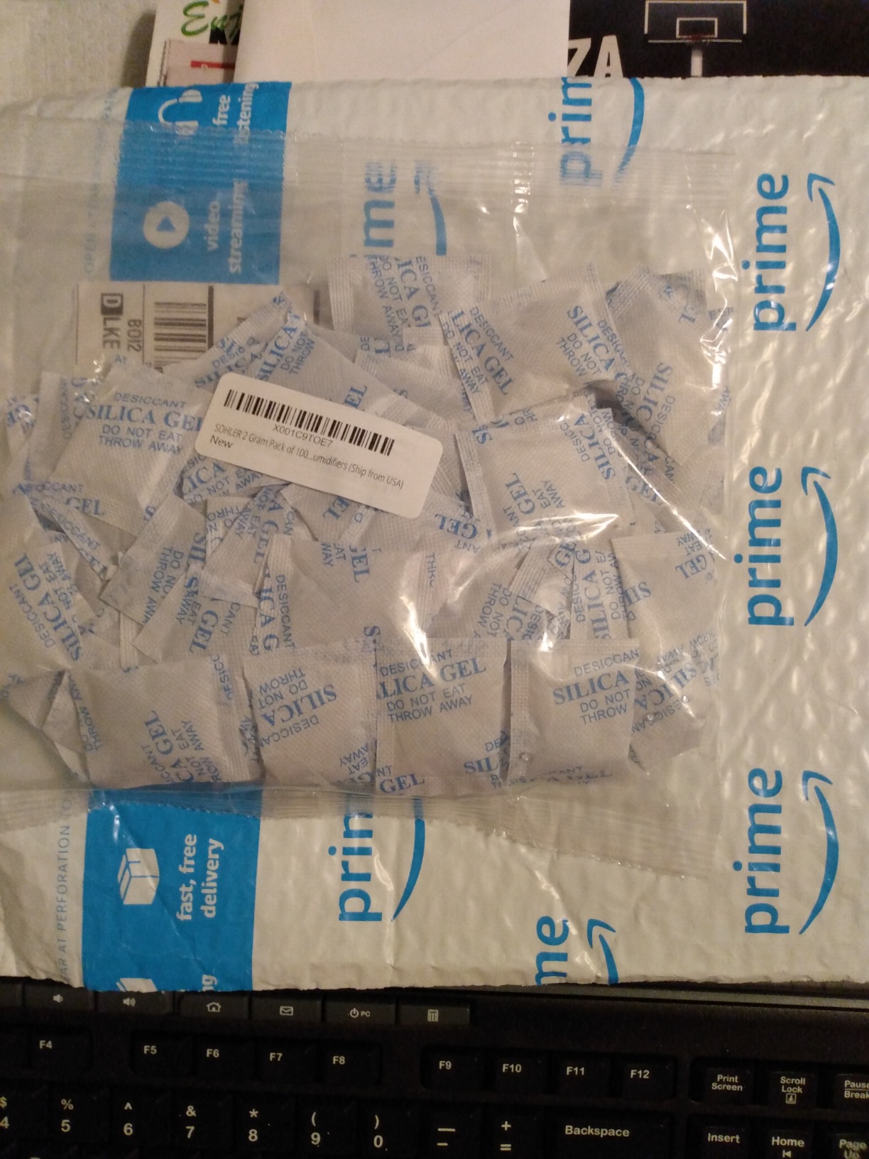 Silica Gel Desiccant Packets Non Toxic Drying Agent Moisture Absorber Packs for Storage (3 Gram - 100 Packets) customer photo 2