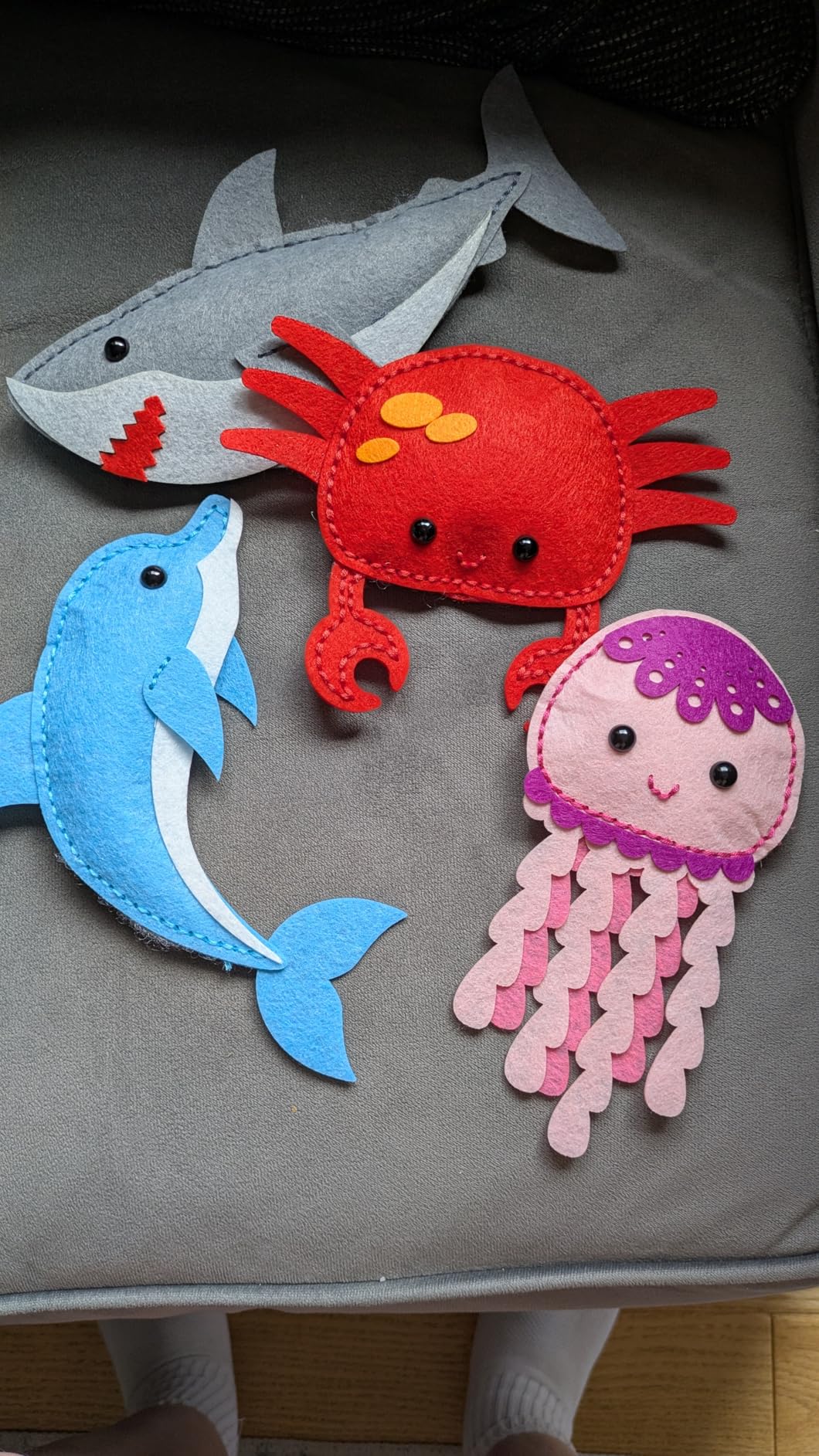 Craftorama Sewing Kit for Kids, Fun and Educational Animal Craft Set for Boys and Girls Age 7-12, Sew Your Own Felt Animals Craft Kit for Beginners, 165 Piece Set customer photo 1