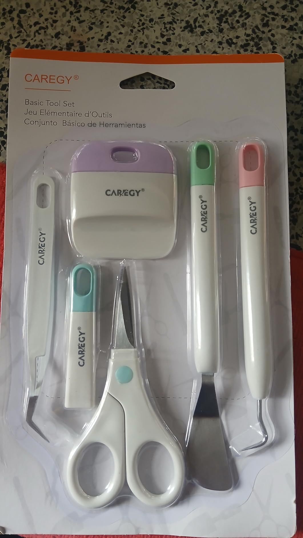 CAREGY Craft Vinyl Weeding Tools Set, Precision Craft Tools Kit, Weeding Kits for Cricut/Silhouette/Siser/Oracal 631/651/751 Vinyl customer photo 1